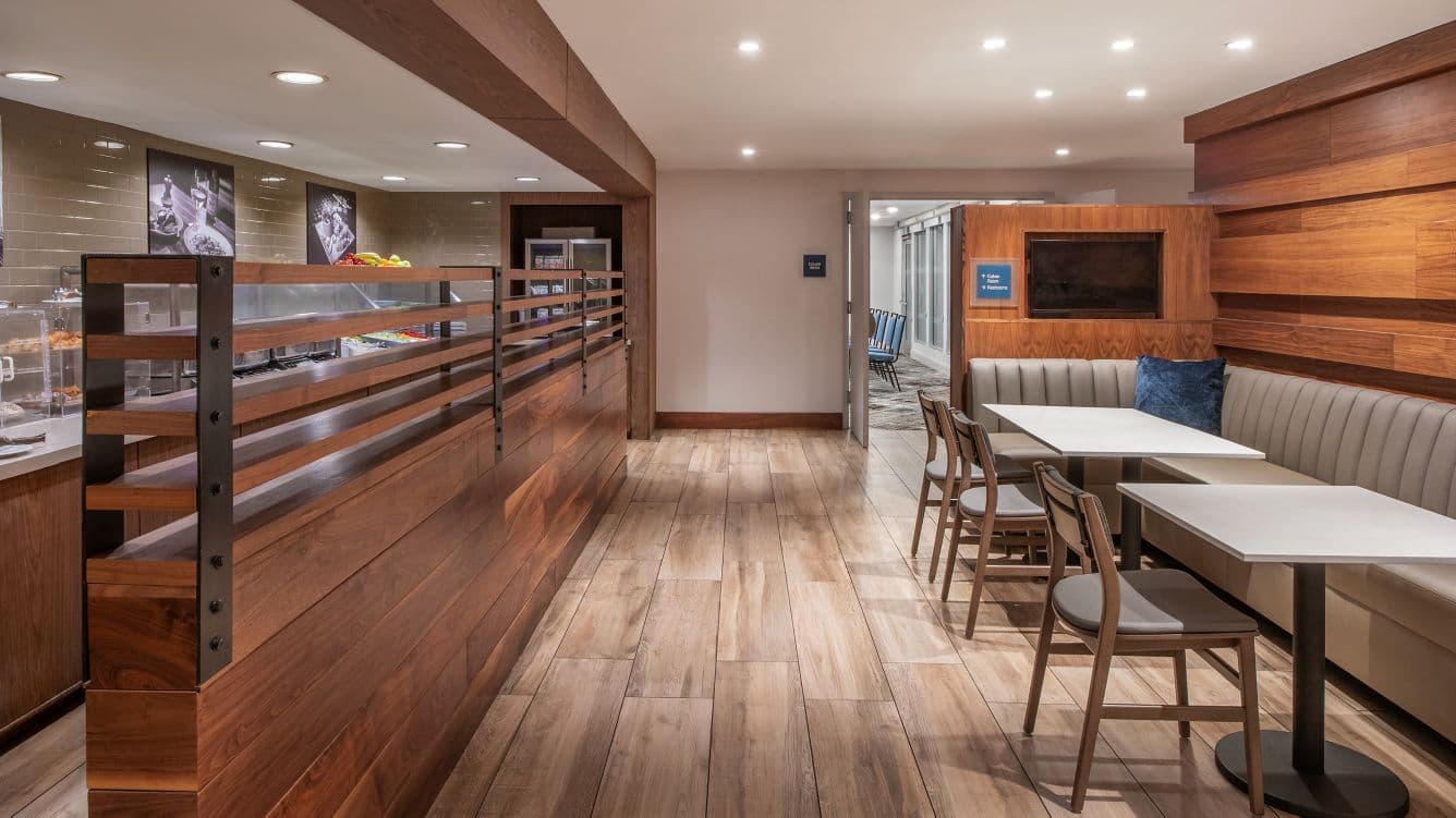Breakfast dining area